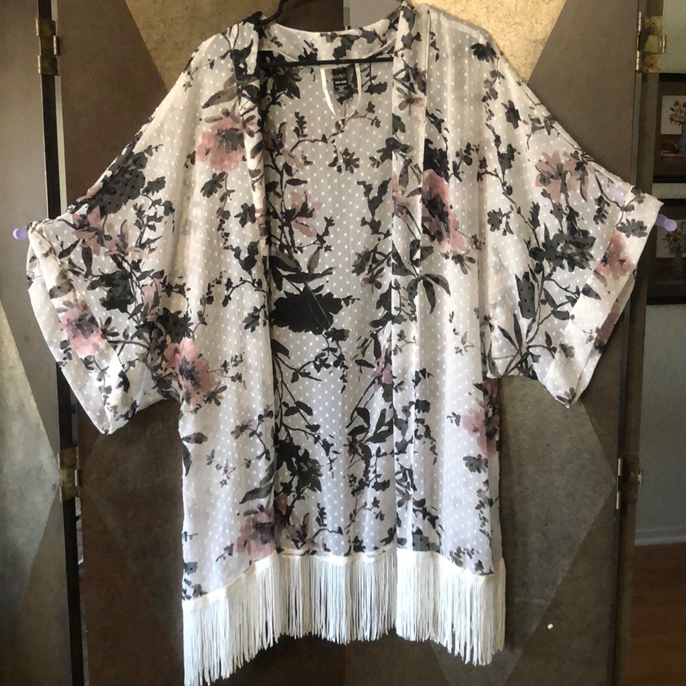 Mixit sheer kimono-style wrap
